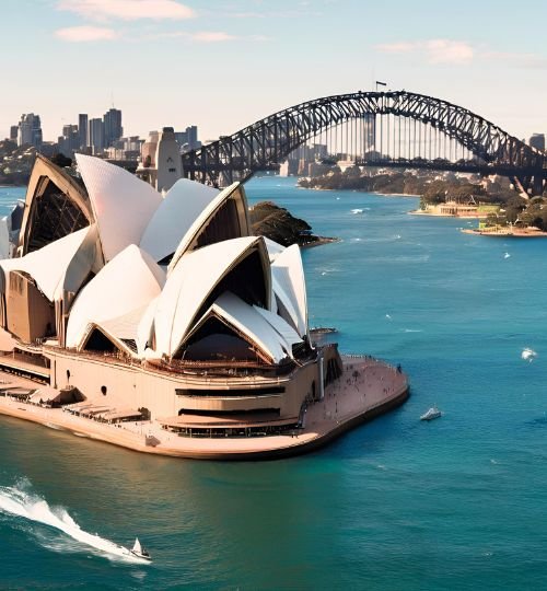 Sydney Opera House and Sydney Harbor Bridge