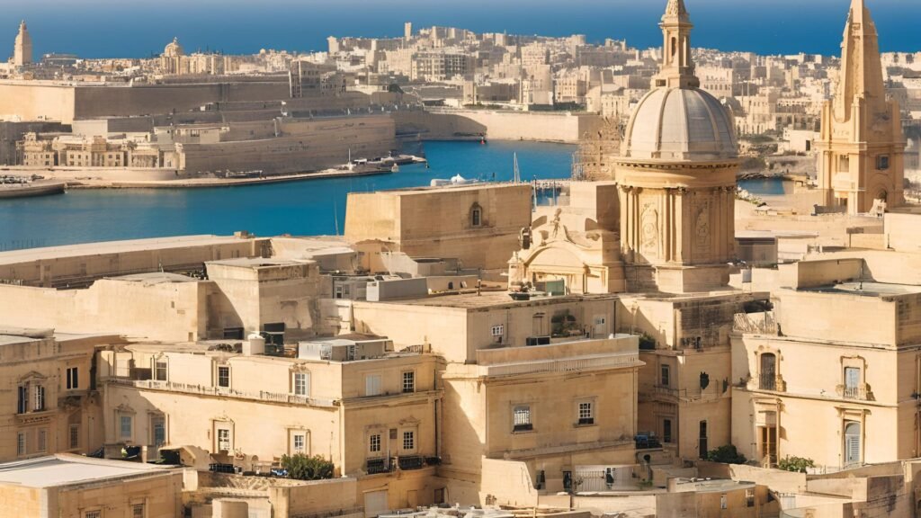 A stunning view of Valletta's historic skyline