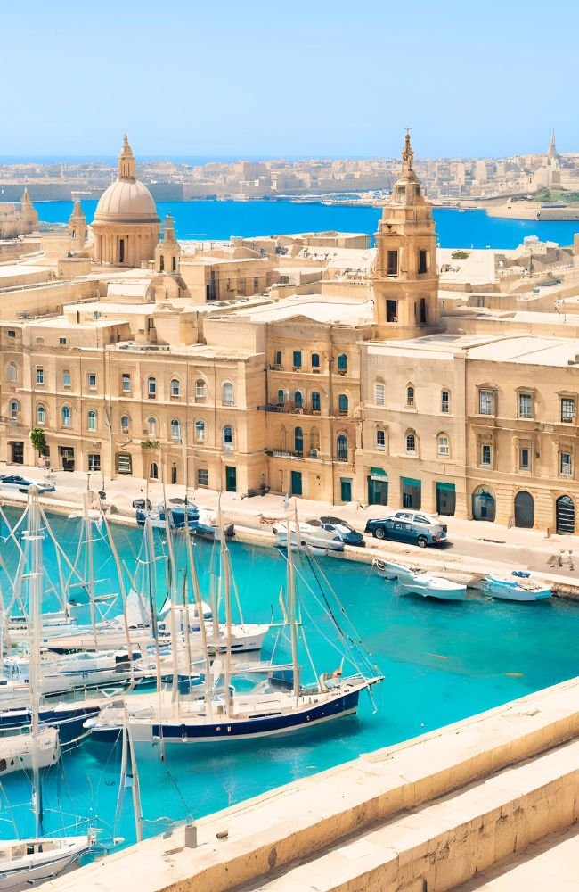 Showing Malta Cityscape