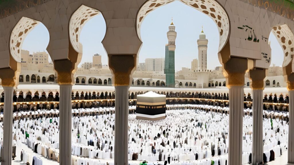 A panoramic view of Masjid al-Haram